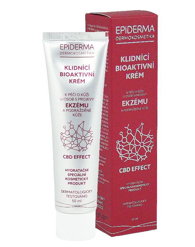 Epiderma bioactieve CBD-crème bij aanwezigheid van eczeem 50 ml