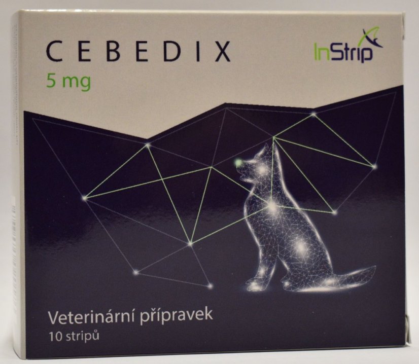CEBEDIX Munnræma fyrir gæludýr með CBD 5 mg x 10 stk, 50 mg