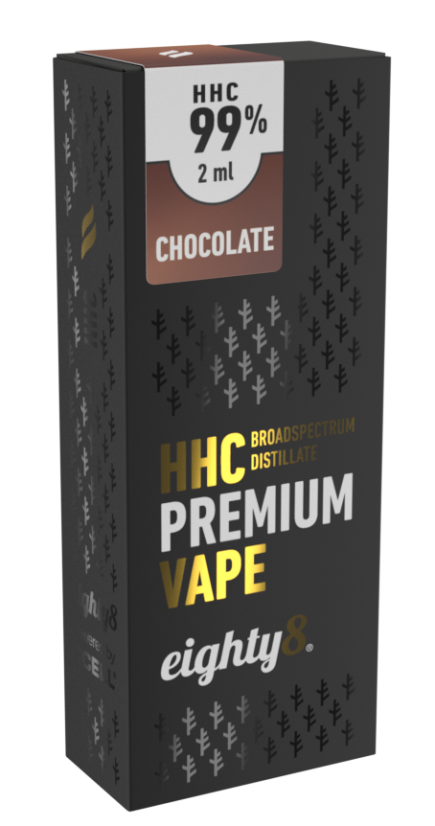 Eighty8 HHC Vape Chocolate, 99 % HHC, 2 ml