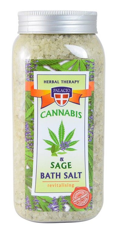 Palacio Cannabis & Sage Sol za kupanje 900 g