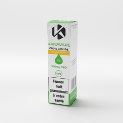 Kanavape Mango Kush liquido, 5 %, 500 mg CBD, 10 ml