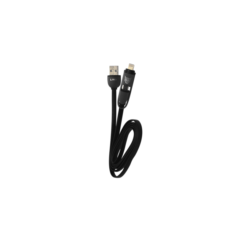 Linx Gaia – 2-í-1 Lightning og Micro USB hleðslutæki