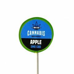 Cannabis Bakehouse CBD slikkepinde - Æble, 5mg CBD