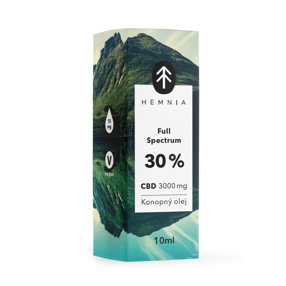 Olio CBD 30% - 3000mg gusto menta piperita