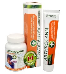 Annabis Arthrocann gel 75 ml + Arthrocann Collagen Omega 3-6 60 tabletter