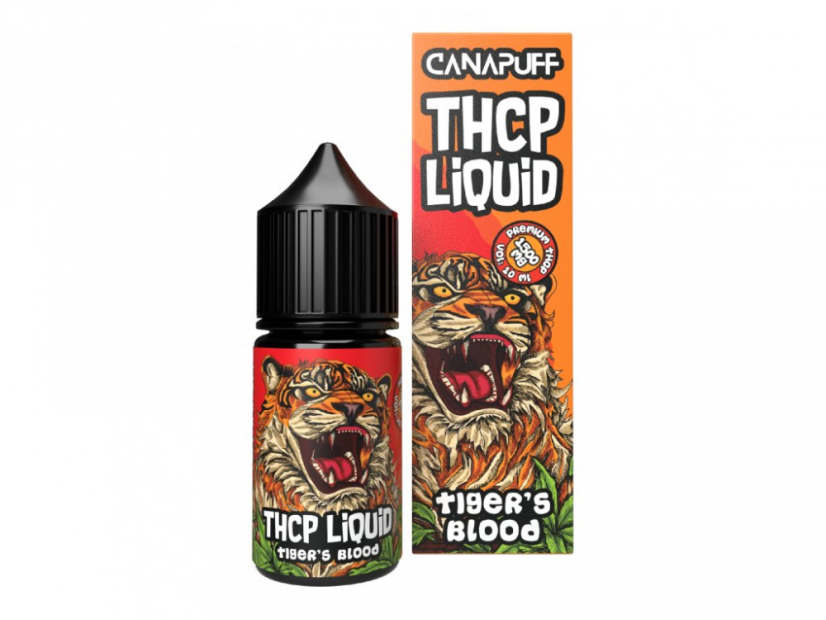 CanaPuff THCP tekutá tigria krv, 1500 mg, 10 ml