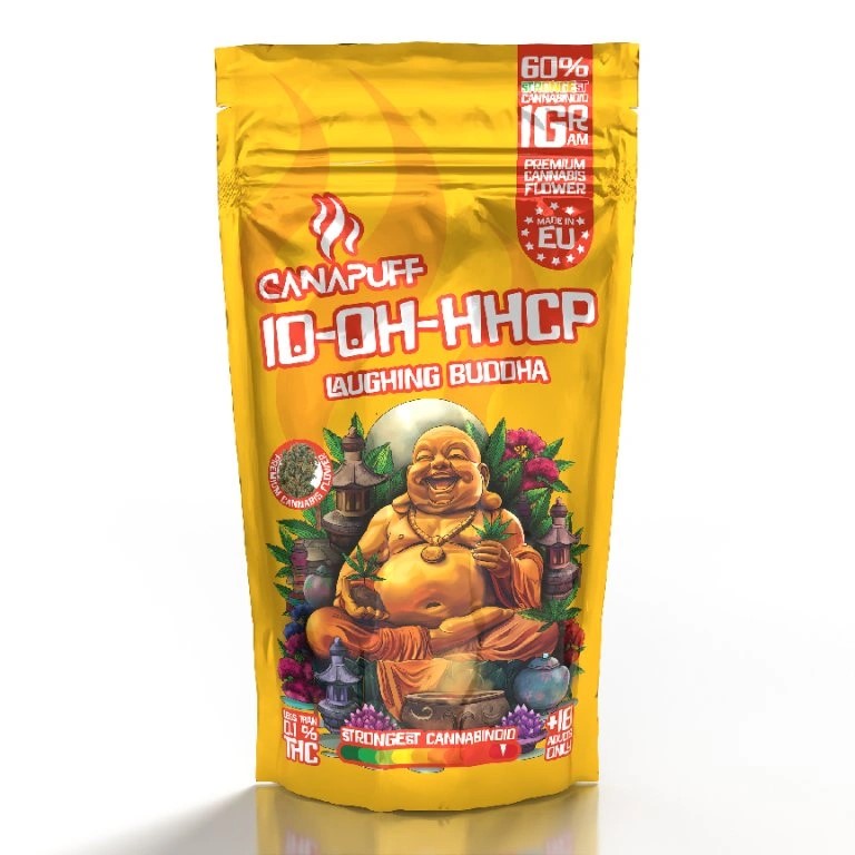 CanaPuff 10-OH-HHCP Flower Laughing Buddha, 10-OH-HHCP 60 %, 1 - 5 g
