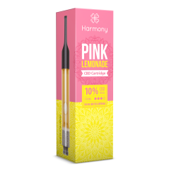 Harmony CBD Pildspalva - Rozā Limonāde Kārtridžs - 100 mg CBD, 1 ml