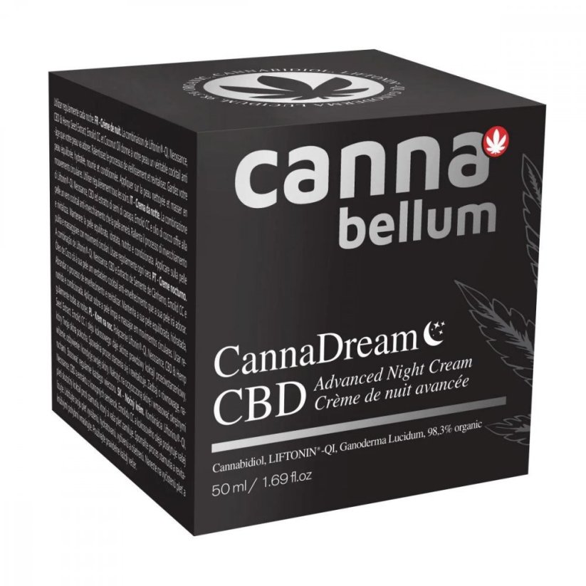 Cannabellum CBD CannaDream advancet nakts krēms, 50 ml