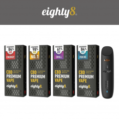Eighty8 CBD Vapes, Set All in One - 4 arome x 0,5 ml