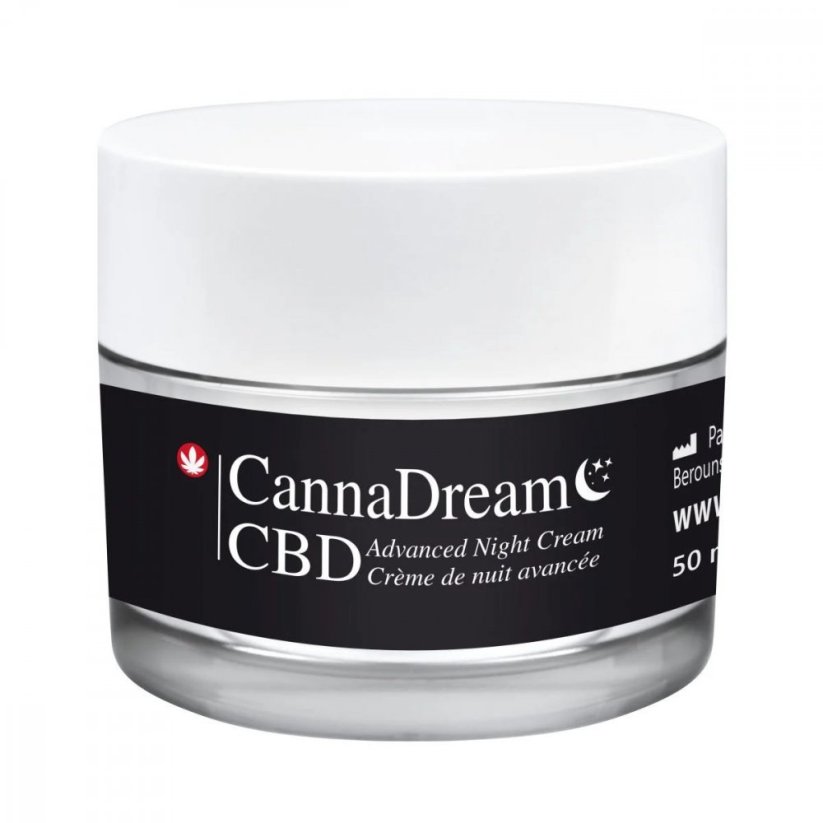 Cannabellum Creme noturno avançado CBD CannaDream, 50 ml