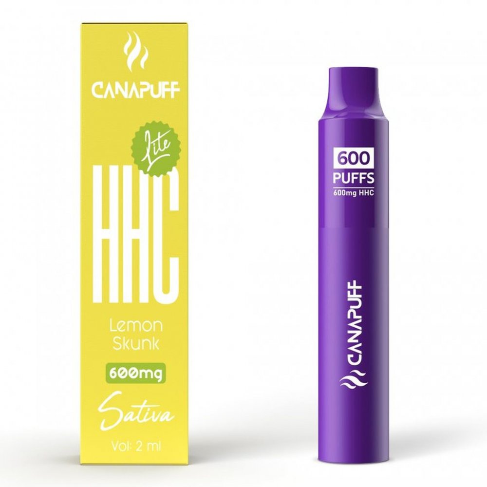 CanaPuff HHC Lite Lemon Skunk, 600mg HHC, 2ml