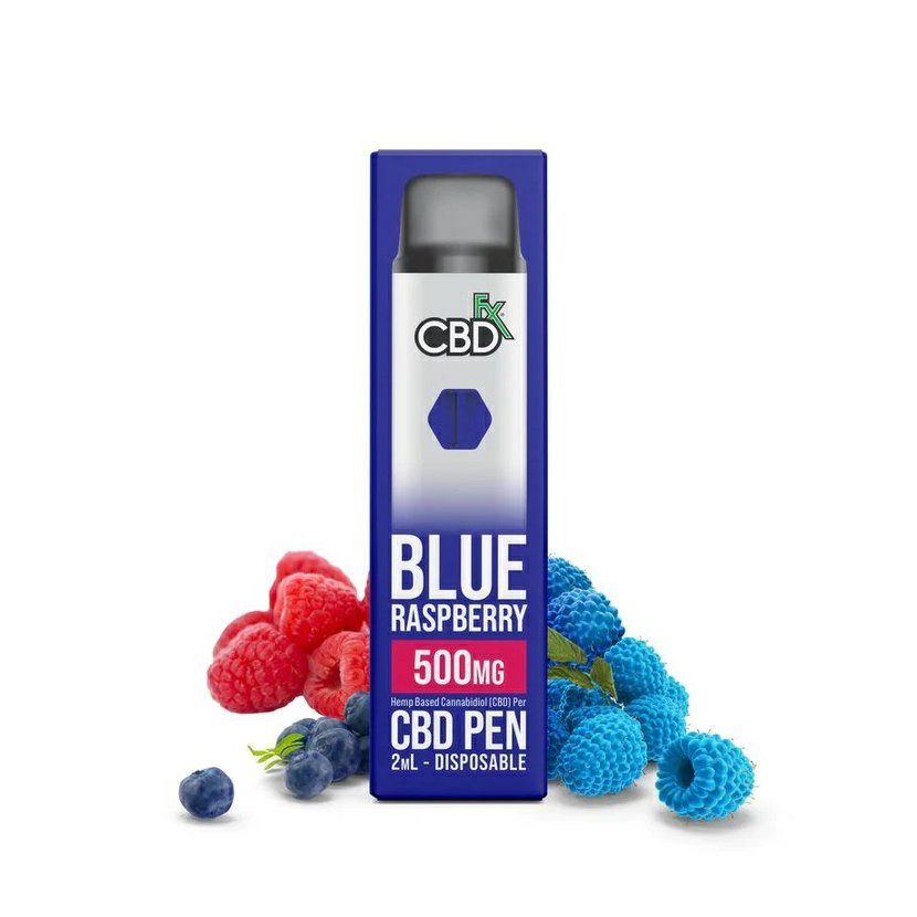  CBDfx Blue Raspberry CBD Vape Pen 500 mg CBD, 2 ml