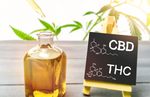 Rozdíl mezi THC a CBD je především v psychoaktivitě, chemické vzorce jsou si podobné. 