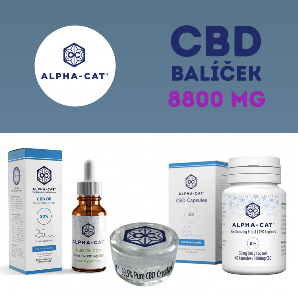 Alpha-CAT CBD Konopný balíček - 8800 mg