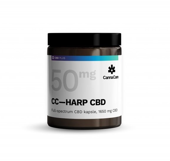 CannaCare Kapsle CC - HARP CBD limitovaná edice, 1650 mg