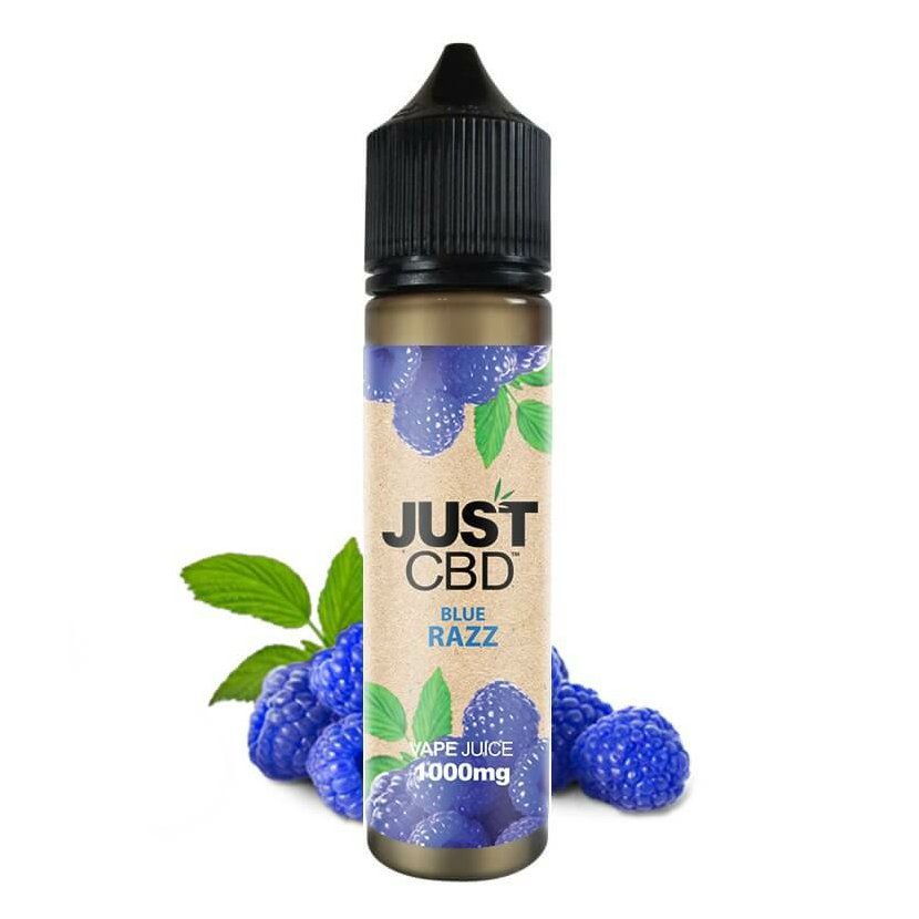  JustCBD CBD Liquid Blue Razz, 60 ml, 500 mg - 3000 mg CBD
