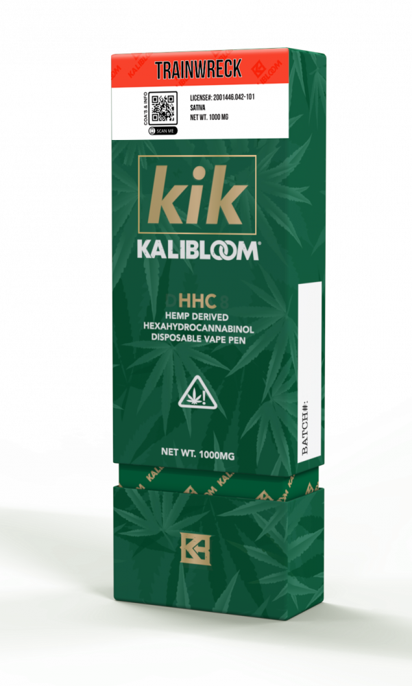 Kalibloom HHC Vape Pen Trainwreck 96 %, 1000 mg HHC, 1 ml